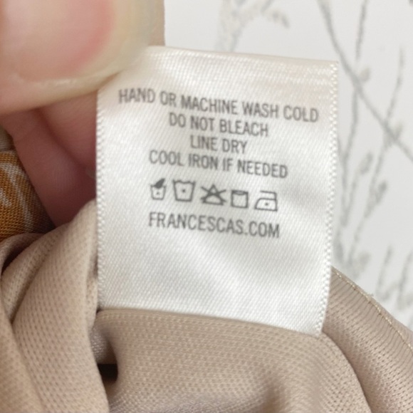 HARPER FRANCESCA’S Goldenrod Southwest Print Mini Skirt Paper Bag Waist small - Picture 10 of 11